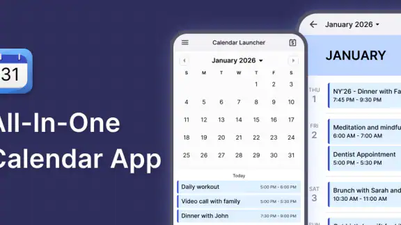 2026 Calendar Launcher screenshot