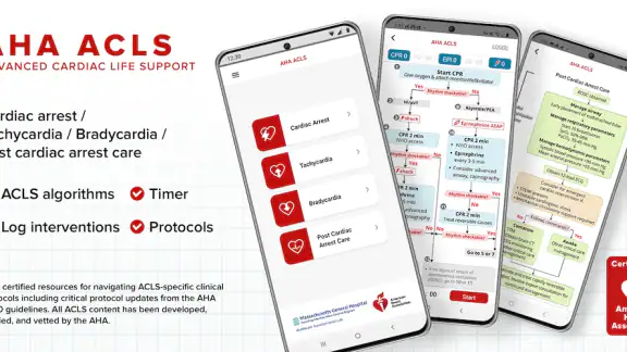 AHA ACLS screenshot