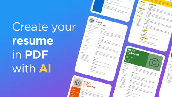 AI Resume Builder CV Maker PDF screenshot