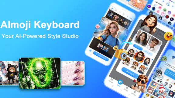 AImoji Keyboard - AI Stickers screenshot