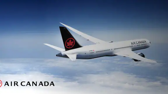 Air Canada + Aeroplan screenshot