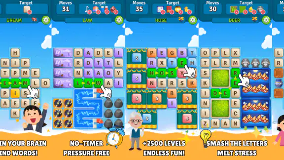 Alphabet Scape: search words screenshot