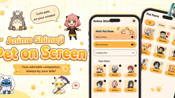 Anime Shimeji, Pet On Screen screenshot