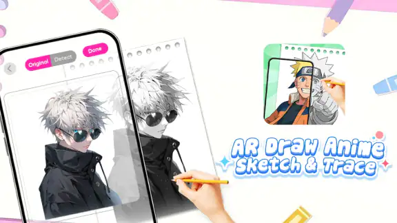AR Draw Anime: Sketch & Trace screenshot
