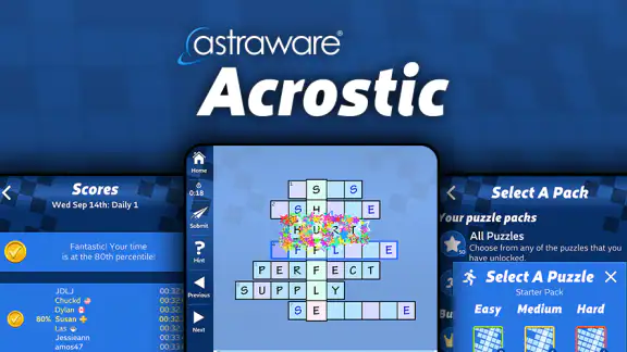 Astraware Acrostic screenshot