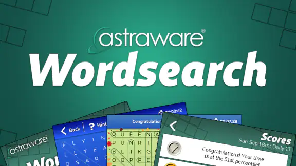 Astraware Wordsearch screenshot