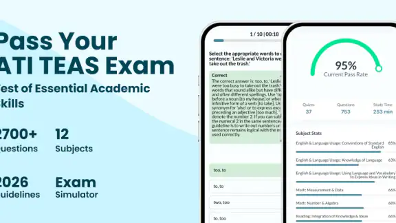 ATI TEAS Exam Prep 2026 screenshot