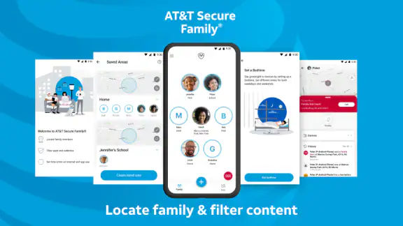AT&T Secure Family® parent app screenshot