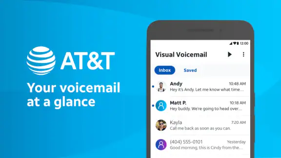 AT&T Visual Voicemail screenshot