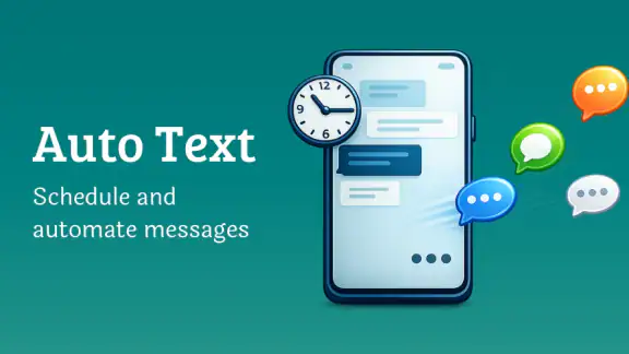 Auto Text - Schedule Messages screenshot
