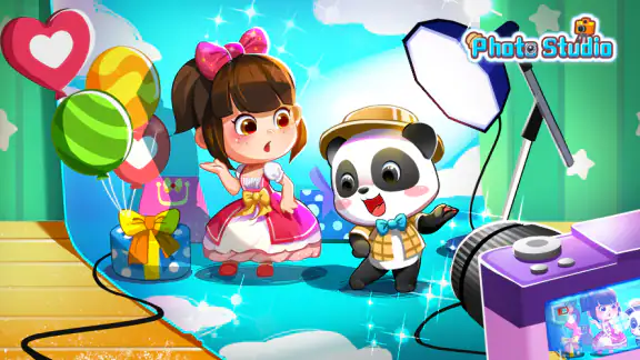 Baby Panda's Photo Studio screenshot