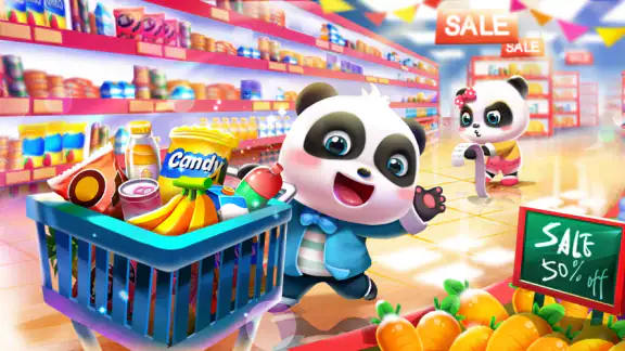 Baby Panda's Supermarket screenshot
