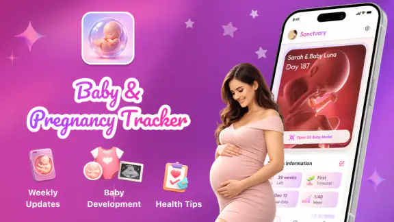 Baby & Pregnancy Tracker App screenshot