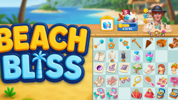 Beach Bliss: Merge Puzzle screenshot