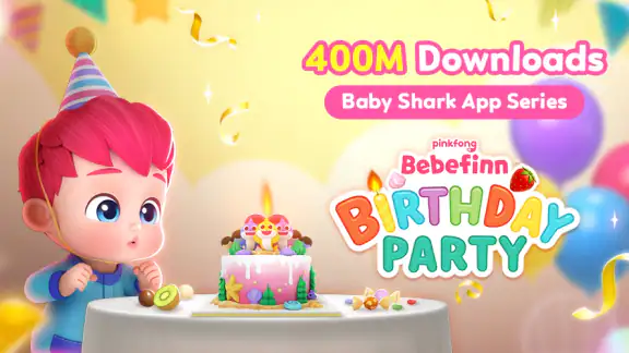 Bebefinn Birthday Party: Game screenshot