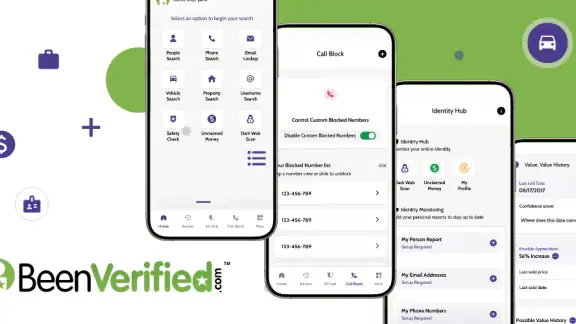 BeenVerified Background Search screenshot