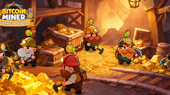 Bitcoin Miner - Gold Diggers screenshot