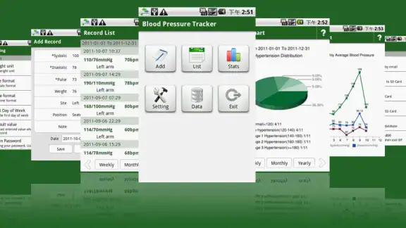 Blood Pressure Tracker screenshot