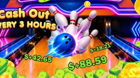 Bowling Ball - REAL MONEY GAME screenshot