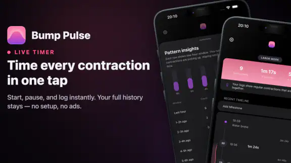 Bump Pulse: Contraction Timer screenshot