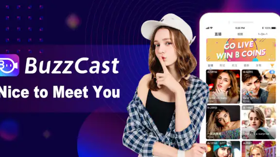 BuzzCast - Live Video Chat App screenshot