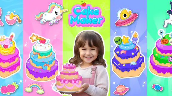 Cake Maker: Kids Cooking Games screenshot