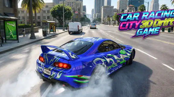 Car Racing City 3D Drift Games screenshot