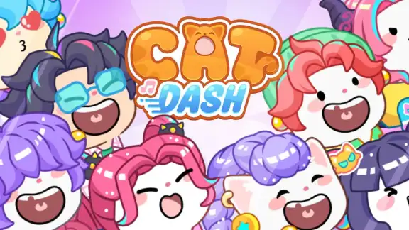 Cat Dash: Cute Cat Music Game screenshot