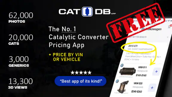 Cat DB - Catalytic Converters screenshot