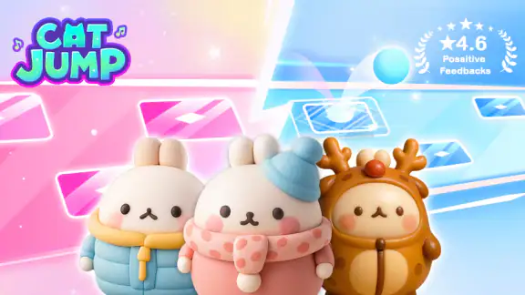 Cat Jump: Cute Pet Music Game screenshot