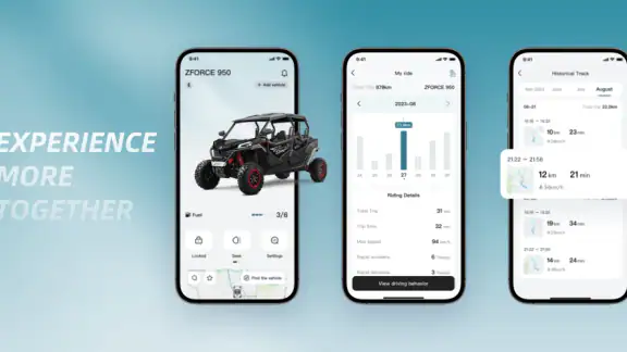 CFMOTO RIDESYNC screenshot