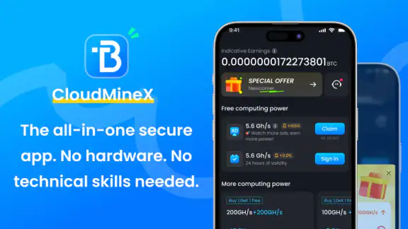 CloudMineX-Mining App screenshot