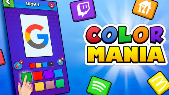 Color Mania Quiz guess logos screenshot