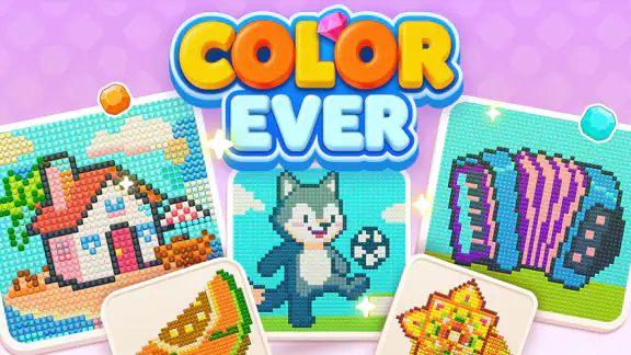Colorever: Gem Art Puzzle screenshot