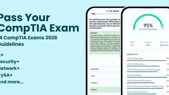COMPTIA EXAM PREP 2026 screenshot