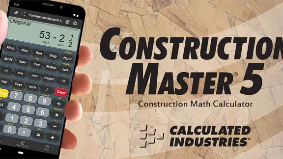Construction Master 5 Calc screenshot