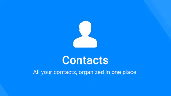 Contacts screenshot