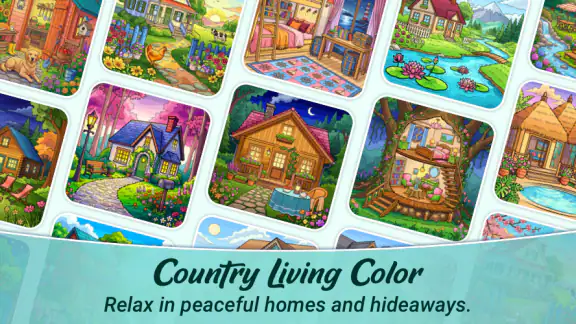 Country Living Color by Number screenshot