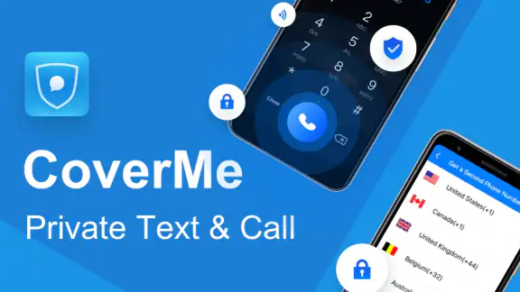 CoverMe - Second Phone Number screenshot