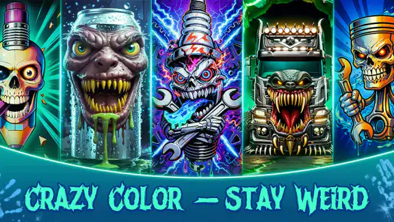 Crazy Color: Color by Number screenshot