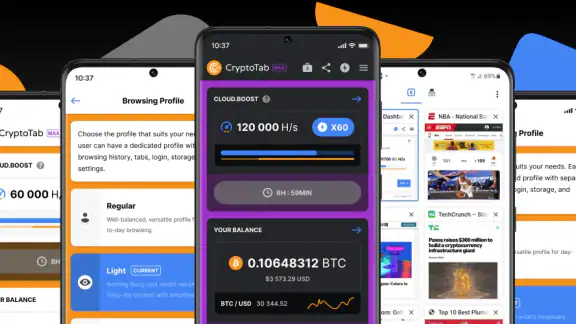 CryptoTab Browser Max Speed screenshot