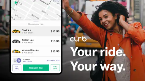 Curb - Request & Pay for Taxis screenshot