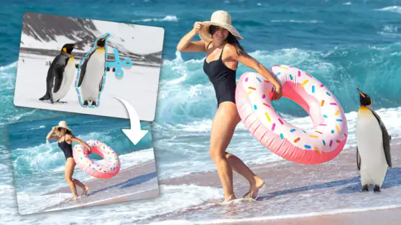 Cut and Paste Photo Editor screenshot