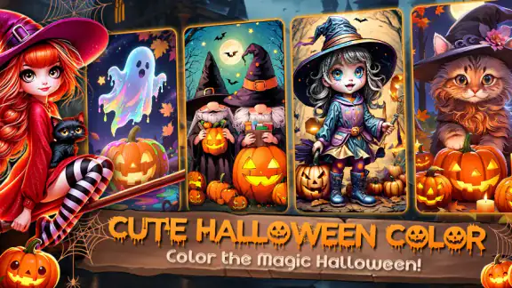 Cute Halloween Color screenshot