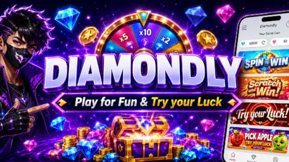 Diamondly: Play Win FFDiamonds screenshot