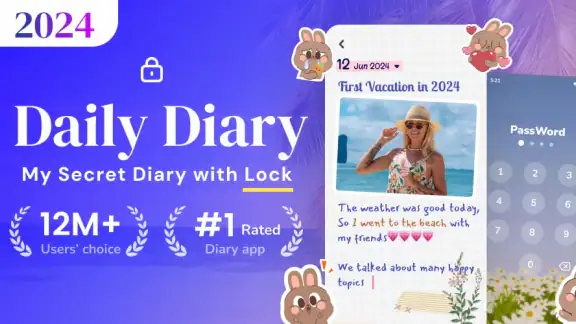 Diary with Lock: Diary Journal screenshot