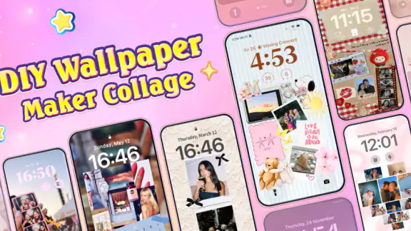 DIY Wallpaper & Collage Maker screenshot