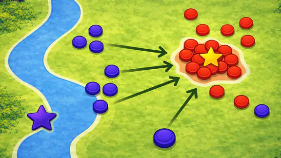 Dots Commander: RTS War screenshot