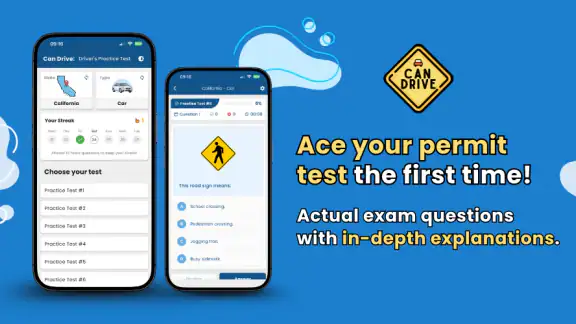 Driver's License Practice Test screenshot