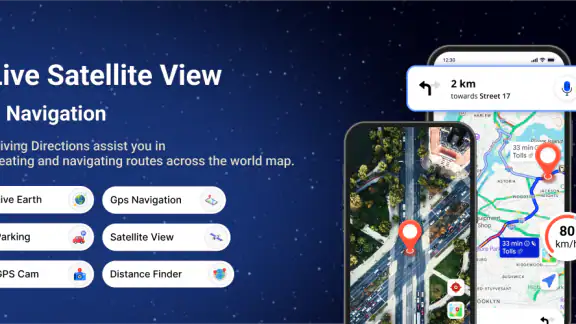 Earth Map: Live Satellite View screenshot
